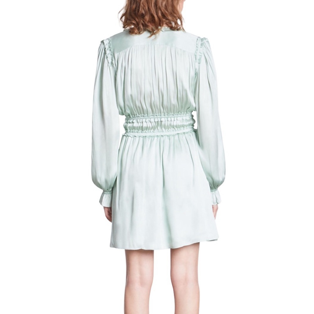 NWT! The Kooples Elegant Mint Green Women's Dress, Size 1 - Picture 8 of 16